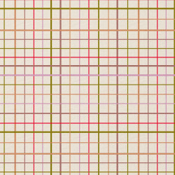 Algodón estampado TANGUY Crudo / Rojo